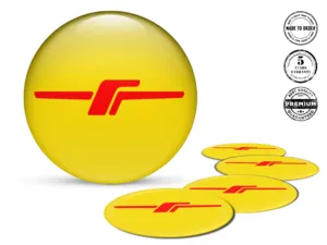 Subaru Rim Decals for Cars Domed Emblem Logo